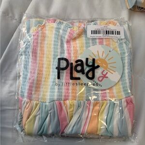 Little Sleepies Pastel Smocked Dress